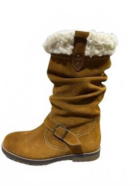 NEW ERIC MICHAEL women's nashua winter boots in tan